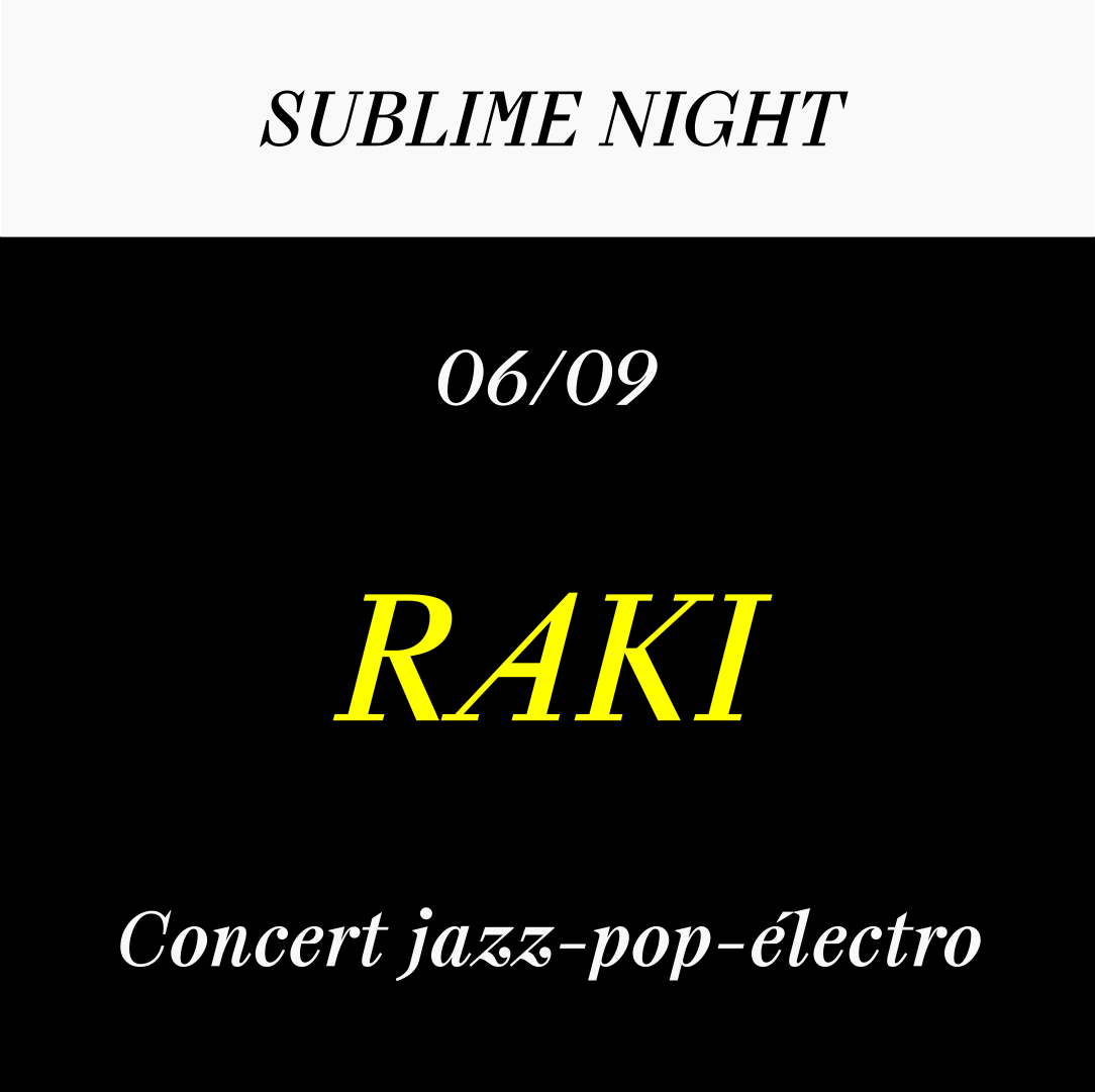 06/09 - RAKI THE BAND, tournée de vernissage